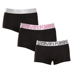 3PACK fekete Calvin Klein férfi boxeralsó (NB3074A-MHQ)