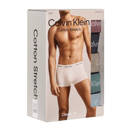 7PACK fekete Calvin Klein férfi boxeralsó (NB3887A-MEW)