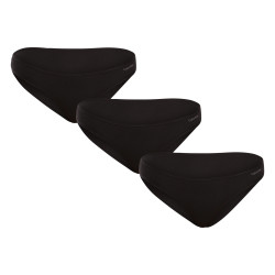 3PACK fekete Calvin Klein női alsók (QD5218E-UB1)
