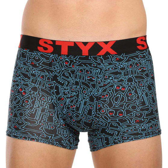 3PACK férfi boxeralsó Styx art sport gumi több színben (3G12672/2)