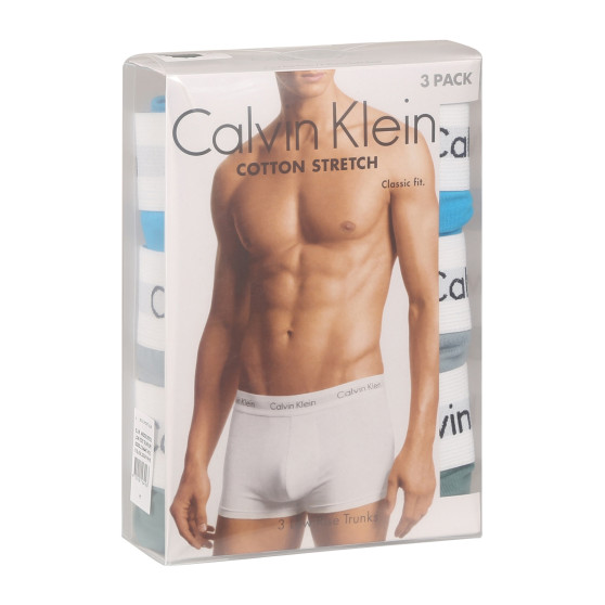 3PACK Nagyméretű tarka Calvin Klein férfi boxeralsó (NB2666A-N21)