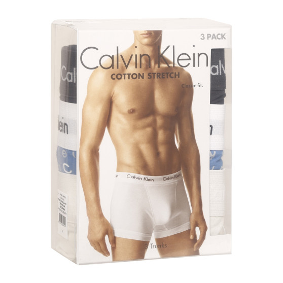 3PACK Nagyméretű tarka Calvin Klein férfi boxeralsó (NB2665A-H4Y)