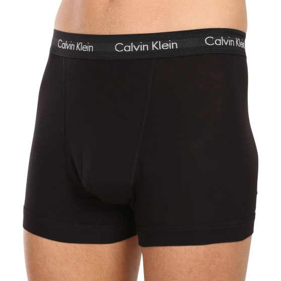 3PACK fekete Calvin Klein férfi boxeralsó (U2662G-XWB)