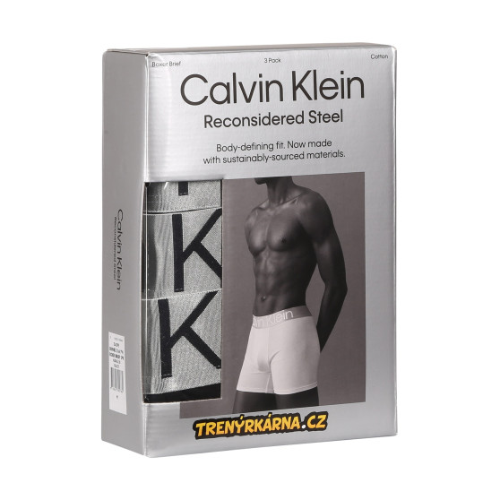 3PACK fekete Calvin Klein férfi boxeralsó (NB3131A-7V1)
