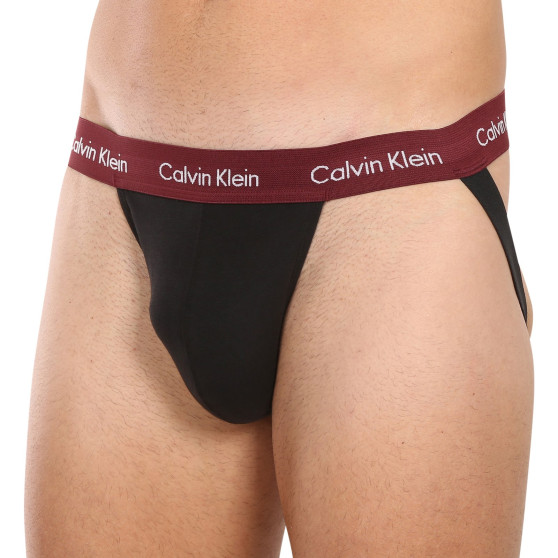 3PACK Fekete Calvin Klein férfi jocks (NB3054A-I20)