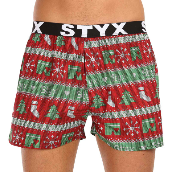 3PACK Tarka Férfi boxeralsó art Styx sport gumi (3B16826)