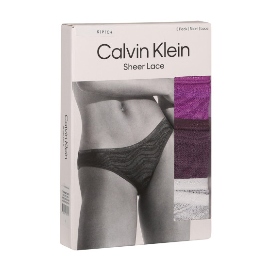 3PACK tarka Calvin Klein női alsók (QD5203E-NOW)
