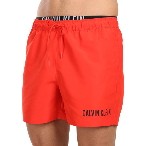 Férfi fürdőruha Calvin Klein piros (KM0KM00992-XM9)