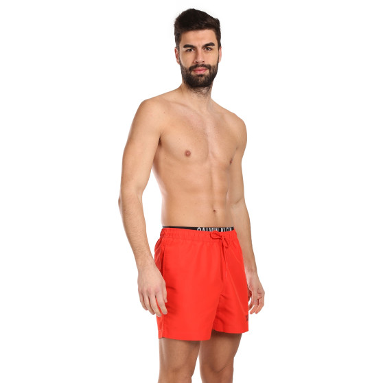 Férfi fürdőruha Calvin Klein piros (KM0KM00992-XM9)