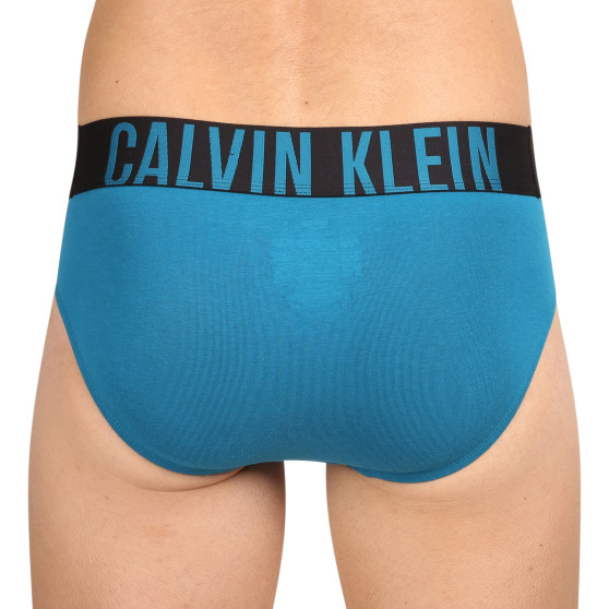 3PACK Férfi slip alsónadrág Calvin Klein tarka (NB3704A-OG5)