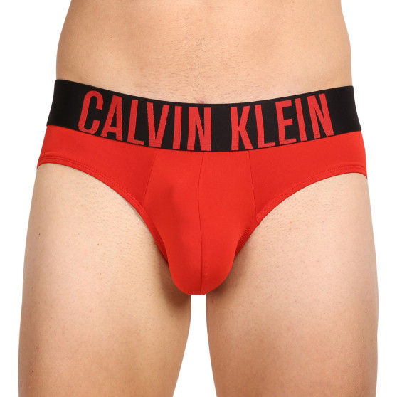 3PACK Férfi slip alsónadrág Calvin Klein tarka (NB3610A-LXO)