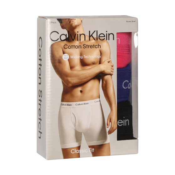 3PACK tarka Calvin Klein férfi boxeralsó (NB2616A-NLT)