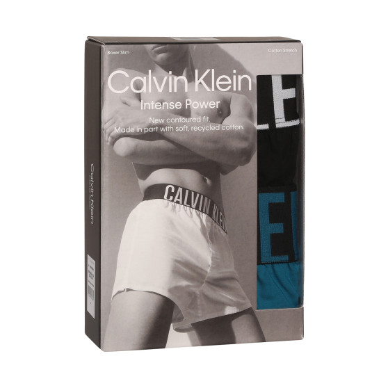 2PACK tarka Calvin Klein férfi klasszikus boxeralsó (NB3833A-OG4)