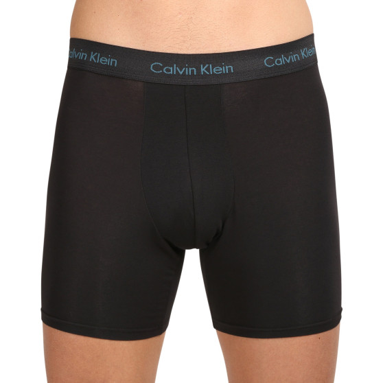 3PACK fekete Calvin Klein férfi boxeralsó (NB1770A-MXI)