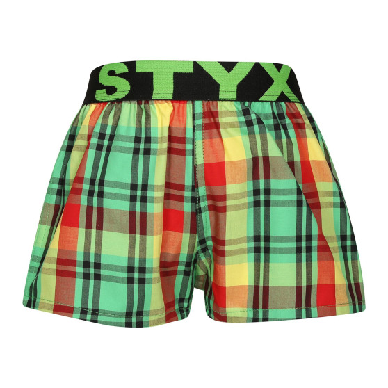 3PACK gyermek klasszikus boxeralsó Styx sport gumi több színű (3BJ11789)