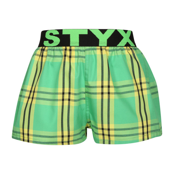 3PACK gyermek klasszikus boxeralsó Styx sport gumi több színű (3BJ11123)