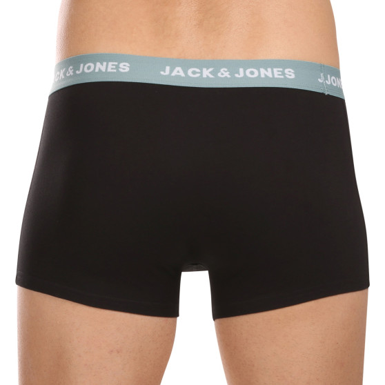 7PACK fekete Jack and Jones férfi boxeralsó (12230353)