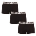 3PACK fekete Calvin Klein férfi boxeralsó (NB3130A-7V1)