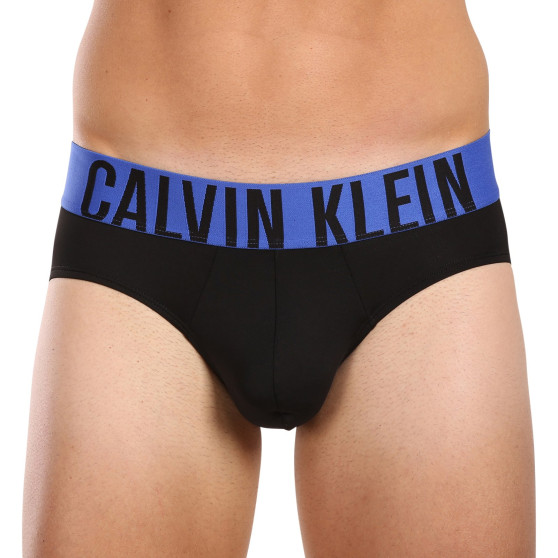3PACK Fekete Calvin Klein férfi slip alsónadrág (NB3610A-MDJ)