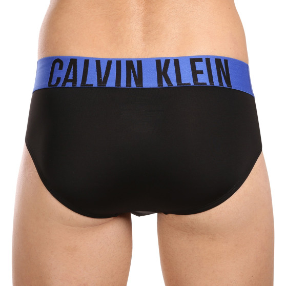 3PACK Fekete Calvin Klein férfi slip alsónadrág (NB3610A-MDJ)