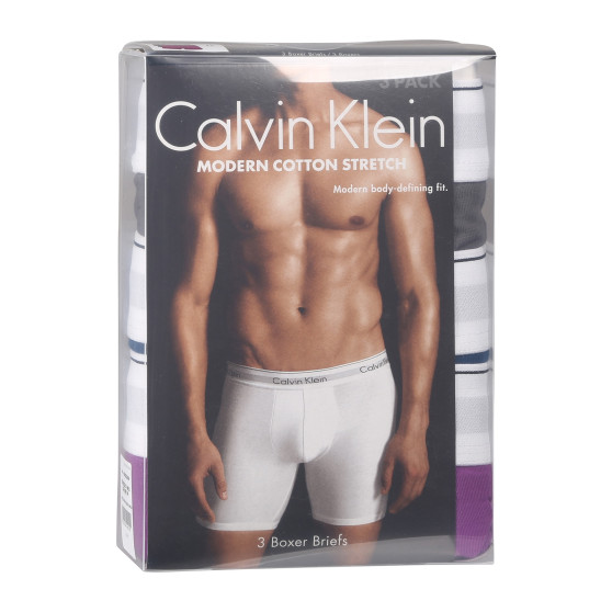 3PACK többszínű Calvin Klein férfi boxeralsó (NB2381A-M8U)