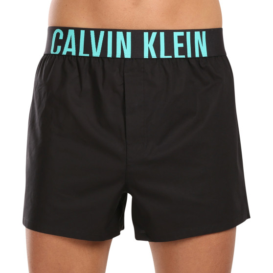 2PACK fekete Calvin Klein férfi klasszikus boxeralsó (NB3833A-MVL)