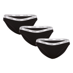3PACK fekete Calvin Klein női alsók (QD5207E-UB1)
