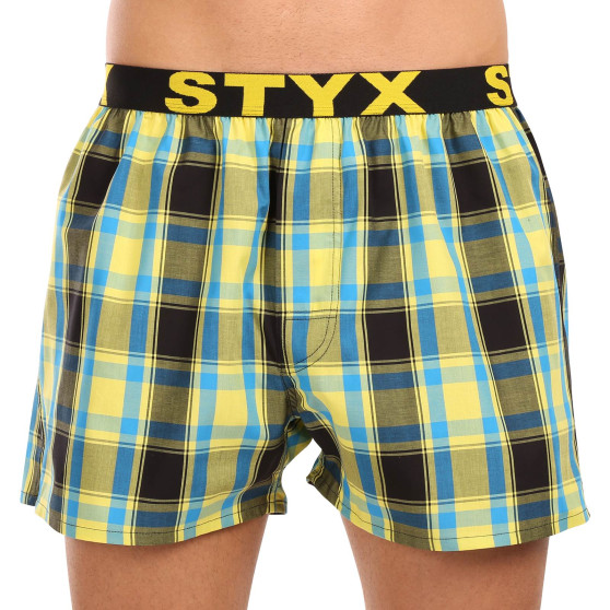 3PACK Tarka férfi klasszikus boxeralsó Styx sport gumi (3B103133)