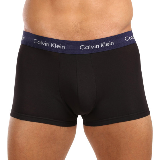 3PACK fekete Calvin Klein férfi boxeralsó (U2664G-MXW)