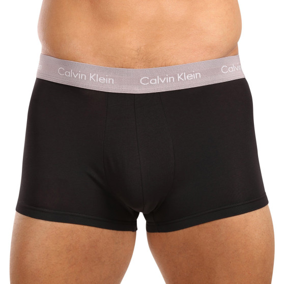 3PACK fekete Calvin Klein férfi boxeralsó (U2664G-MXW)