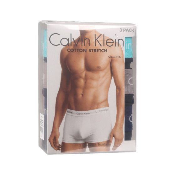 3PACK fekete Calvin Klein férfi boxeralsó (U2664G-MXW)