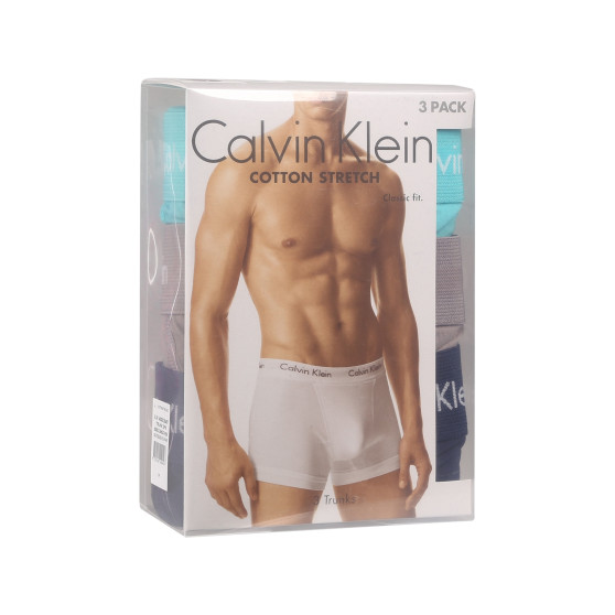 3PACK többszínű Calvin Klein férfi boxeralsó (U2662G-N56)