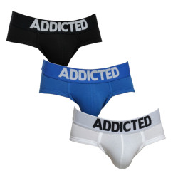 3PACK férfi alsónadrág Addicted többszínű (AD420P-3COL)