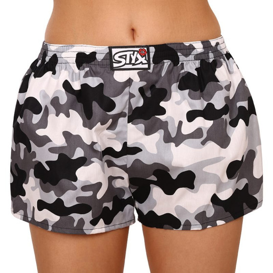 3PACK női klasszikus boxeralsó Styx art klasszikus gumi multicolour (3K14744)