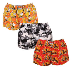 3PACK női klasszikus boxeralsó Styx art klasszikus gumi multicolour (3K14744)