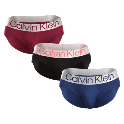 3PACK Férfi slip alsónadrág Calvin Klein tarka (NB3073A-N2G)