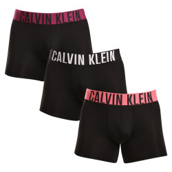3PACK fekete Calvin Klein férfi boxeralsó (NB3612A-MDL)
