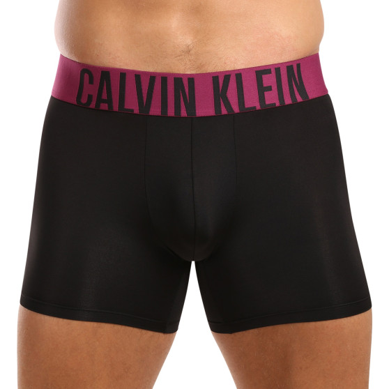 3PACK fekete Calvin Klein férfi boxeralsó (NB3612A-MDL)