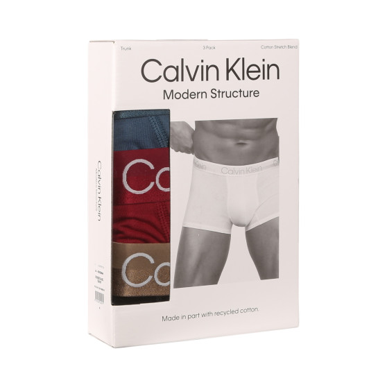 3PACK többszínű Calvin Klein férfi boxeralsó (NB2970A-MCI)