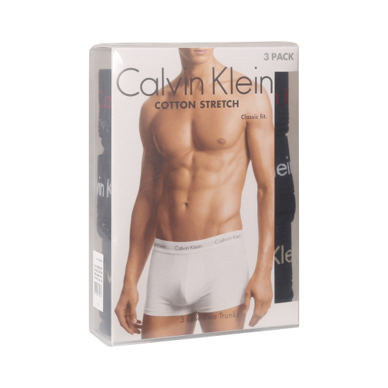 3PACK fekete Calvin Klein férfi boxeralsó (U2664G-NOU)