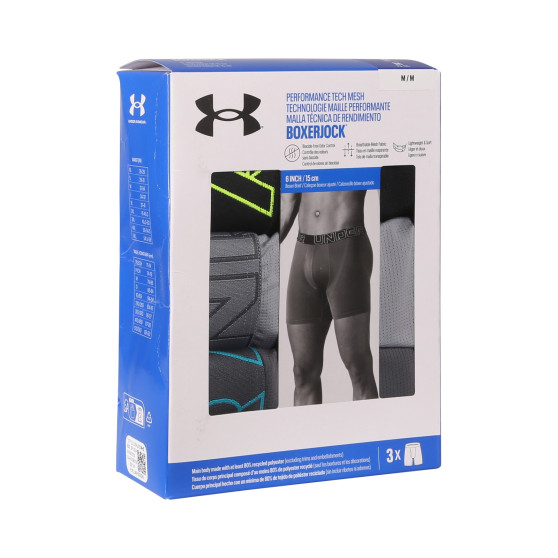 3PACK többszínű Under Armour férfi boxeralsó (1383884 002)