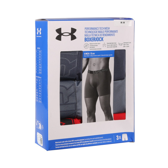 3PACK többszínű Under Armour férfi boxeralsó (1383884 044)