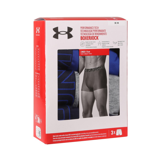 3PACK többszínű Under Armour férfi boxeralsó (1383882 400)