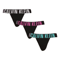 3PACK Fekete Calvin Klein férfi jocks (NB3606A-LXR)