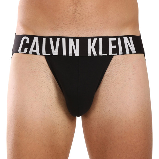 3PACK Fekete Calvin Klein férfi jocks (NB3606A-LXR)