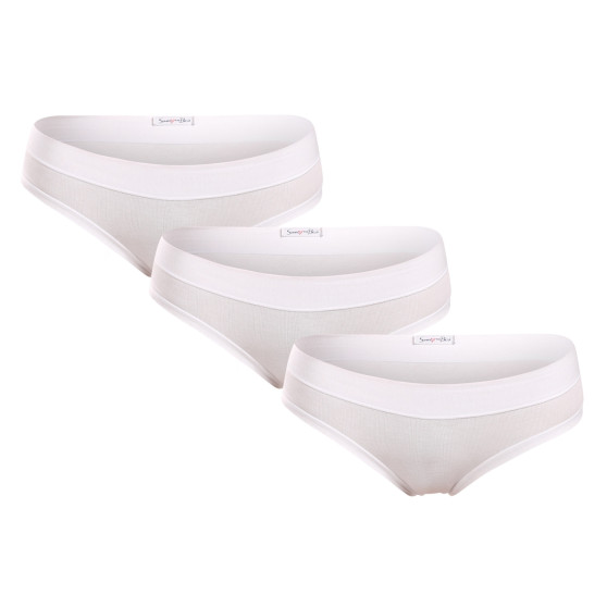 3PACK fehér Lovelygirl női alsók (4999-white)