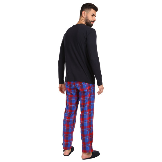 Sérült csomagolás - Férfi pizsama Tommy Hilfiger multicolour (UM0UM02989 0G5)