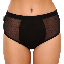 Bodylok Sérült csomagolás - Menstruációs bugyi Bambusz Hi-Waist Fekete Medium Menstruáció (BD22044)