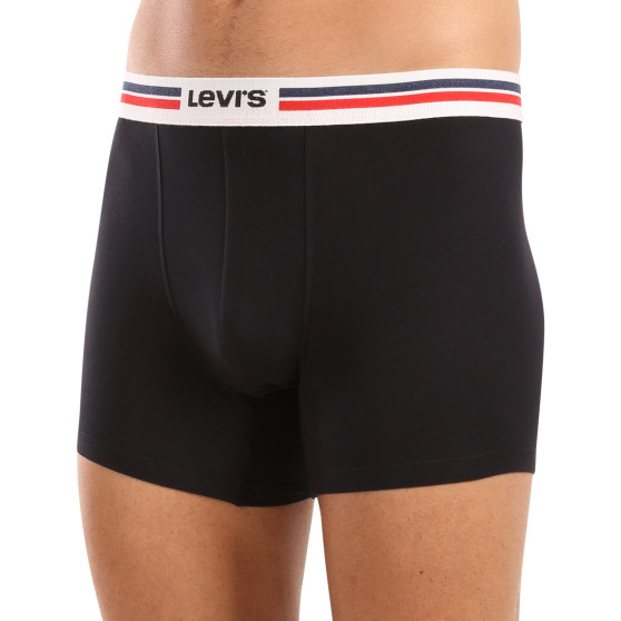 4PACK fekete Levis férfi boxeralsó (701224292 001)