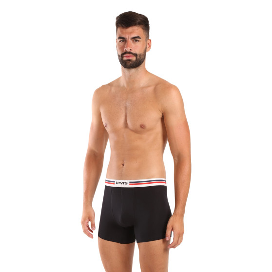 4PACK fekete Levis férfi boxeralsó (701224292 001)